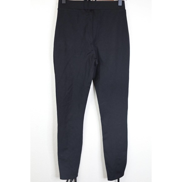 LPA Womens Black Grommet Lace Up Front Pants Size Small High Rise Skinny - Picture 2 of 11